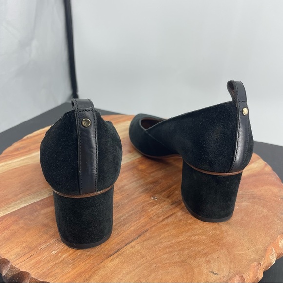 ATP Atelier All Tomorrow's Parties Block Heel Pumps Black suede 36 US 6 - Picture 4 of 9